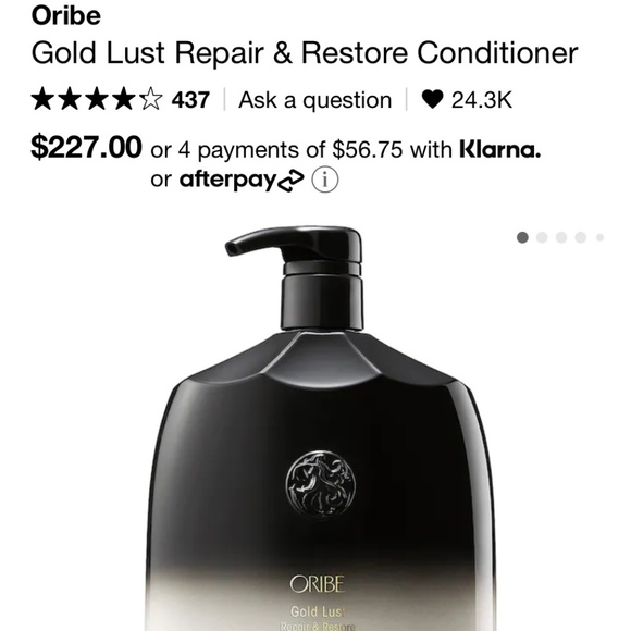 Oribe Gold Lust Shampoo & Conditioner 1 Liter bottles - Picture 1 of 2